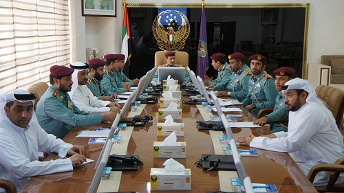 Ajman's Security zone higher GHQ committee discusses plans for implementing updated strategy of 2017-2021